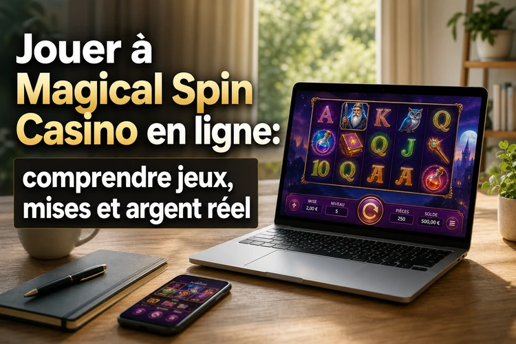 Jouer à Magical Spin Casino en ligne: comprendre jeux, mises et argent réel