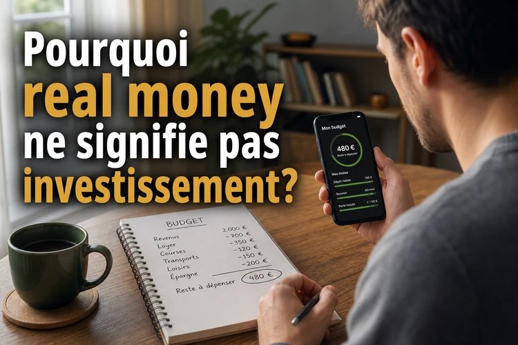 Pourquoi real money ne signifie pas investissement?