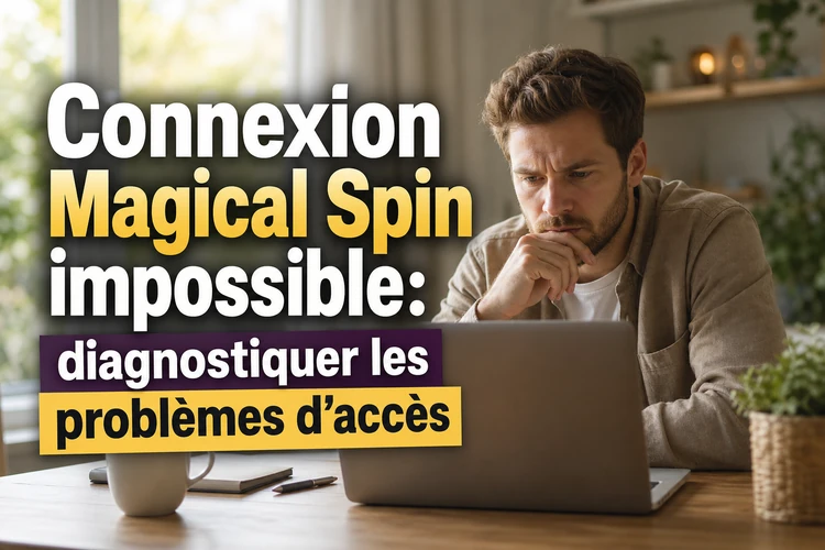 Connexion Magical Spin impossible: diagnostiquer les problèmes d'accès