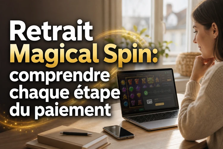 Retrait Magical Spin: comprendre chaque étape du paiement