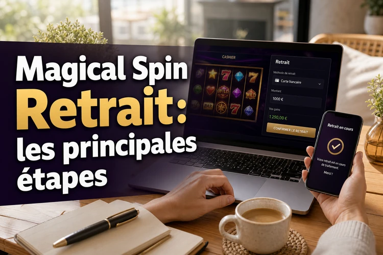Magical Spin Retrait: les principales étapes